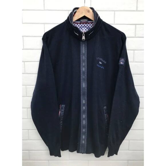 Paul & Shark The Admirals Collection Sweatshirt Cardigan Jacket Navy Size M - Picture 1 of 4